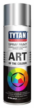 Аэрозольная спрей-краска Tytan Profession Art color №9006, металлик, 400 мл