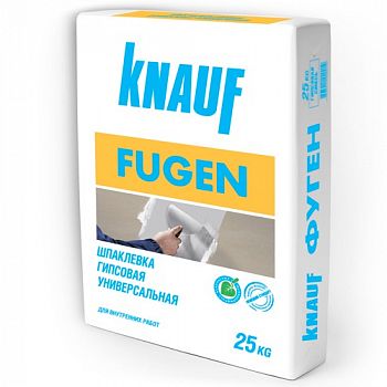 Шпаклевка гипсовая KNAUF FUGEN, универсальная, 25кг