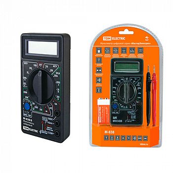 Мультиметр цифровой TDM МастерЭлектрик М-830В