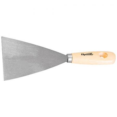 Шпательная лопатка SPARTA, нерж. сталь, деревянная ручка, 50 мм