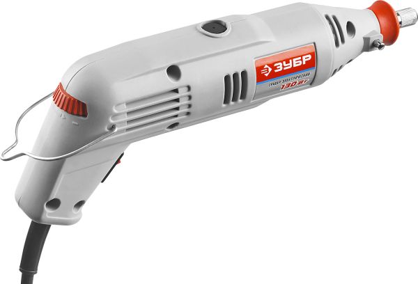 Гравер ЗУБР ЗГ-130ЭК + 172 предмета