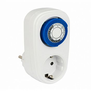 Таймер розеточный механический EKF PROxima SMT-48p, суточный, 16A