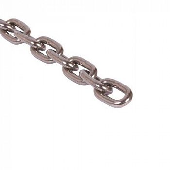 Цепь сварная короткозвенная нержавеющая 4х16 DIN766 А2
