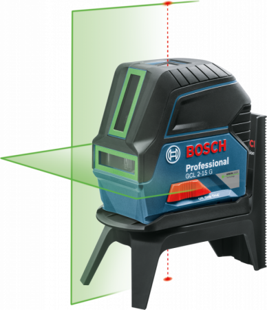 Комбинированный лазерный нивелир Bosch GCL 2-15 G Professional + RM1 + кейс