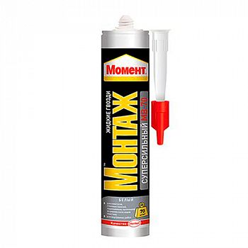 Клей МОМЕНТ МОНТАЖ СУПЕРСИЛЬНЫЙ МВП-70, прозрачный, 280 гр