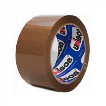 Скотч UNIBOB 400, 48 мм х 66 м, 40 мкм, коричневый