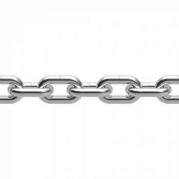 Цепь сварная короткозвенная цинк М8 DIN766/A D1 (20м бухта)
