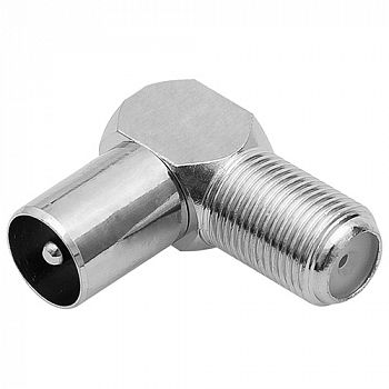 Угловой переходник PROCONNECT, гнездо F - гнездо TV