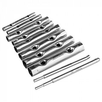 Набор ключей трубчатых STAYER, полированные, 6-22 мм, 10 предметов