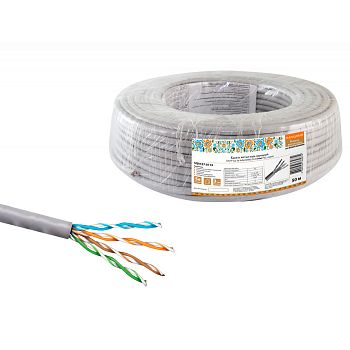 Кабель U/UTP Cat 5е 2*2*2*24AWG CU PVC 001520