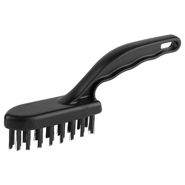 Проволочная стальная ЗУБР ЭКСПЕРТ, малая, с пластмассовой ручкой, 4 ряда