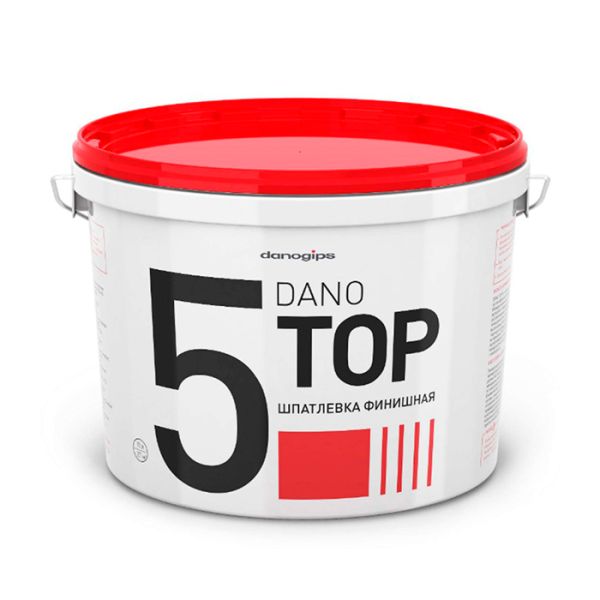 Шпаклевка финишная DANOGIPS Dano top 5, 16,5 кг