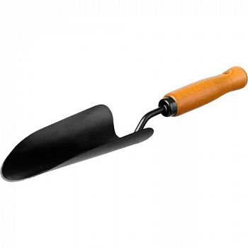 Совок посадочный GRINDA PROLine, с деревянной ручкой, 180 х 90 х 375 мм