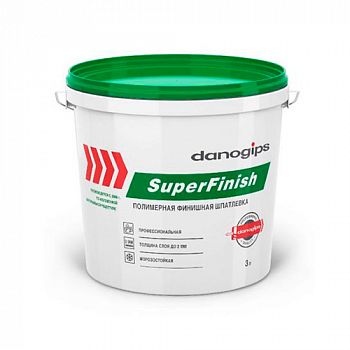 Шпаклевка финишная DANOGIPS SuperFinish, готовая, 3 л