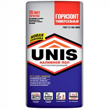 Наливной пол UNIS Горизонт, 25 кг