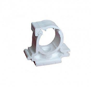 Клипса для труб, с фиксатором, 50 мм