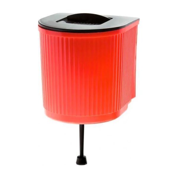 Умывальник пластмассовый, с краном и крышкой, красный, 5 л