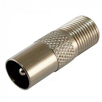 Переходник TDM, гнездо F - штекер TV, б/п