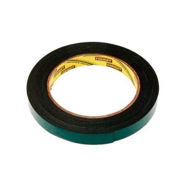 Лента клейкая монтажная STAYER PROFI 12233-09-05 2-стор на вспененной основе черная 9мм х 5м