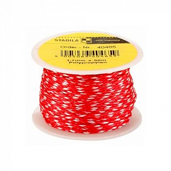 Шнур для каменщика STABILA, красно-белый, 2 мм х 100 м