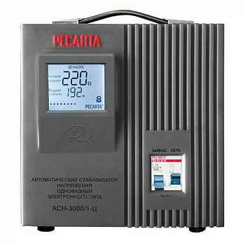 Стабилизатор напряжения РЕСАНТА АСН-3 000/1-Ц