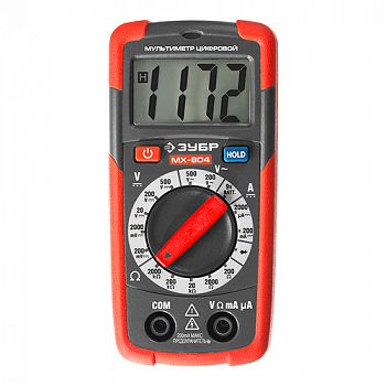 Мультиметр цифровой ЗУБР МАСТЕР МХ-804