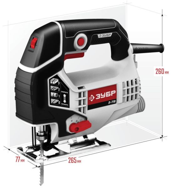 Лобзик электрический ЗУБР Л-710