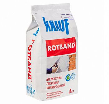 Штукатурка гипсовая KNAUF ROTBAND, 5 кг