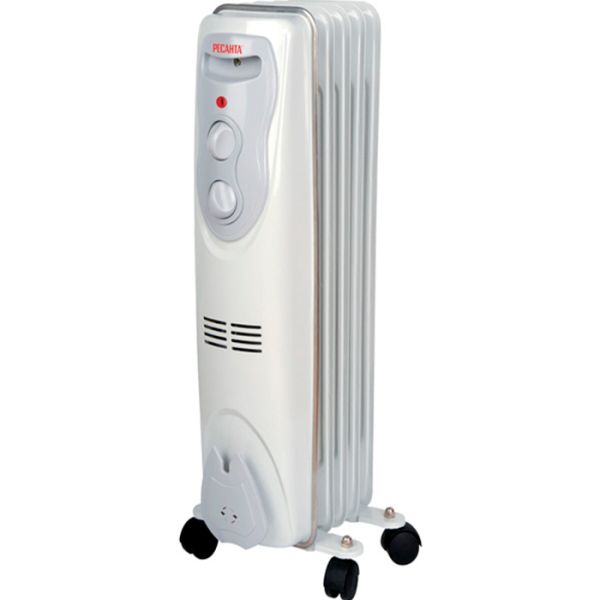 Радиатор масляный РЕСАНТА ОМ-5Н, 1кВт