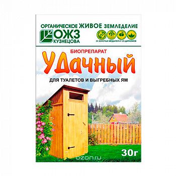 Биопрепарат для туалетов УДАЧНЫЙ, 30 г