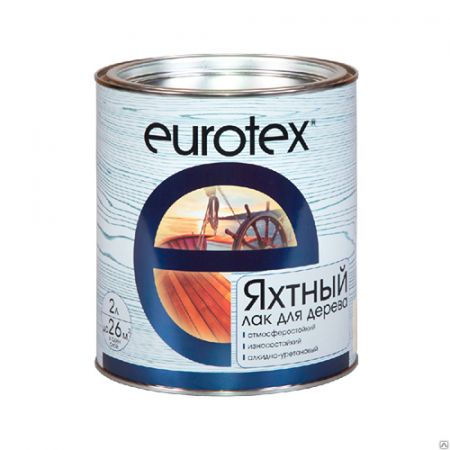 Лак яхтный EUROTEX, глянцевый, 2 л